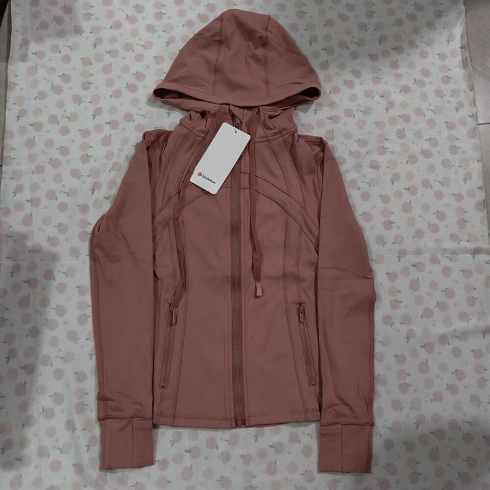 Lululemon Hooded Soft Pink Yoga Zip-Up Jacket